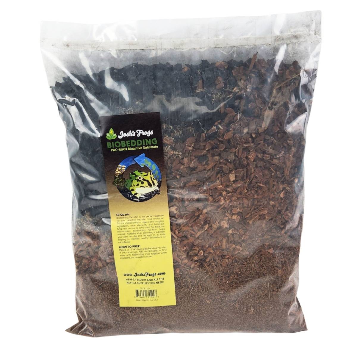 Josh's Frogs PAC-MAN BioBedding Bioactive Substrate